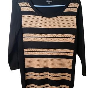 Hannah knit dressy top.
